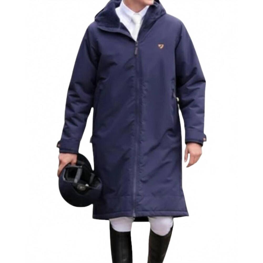 NEW AUBRION unisex all weather robe in navy